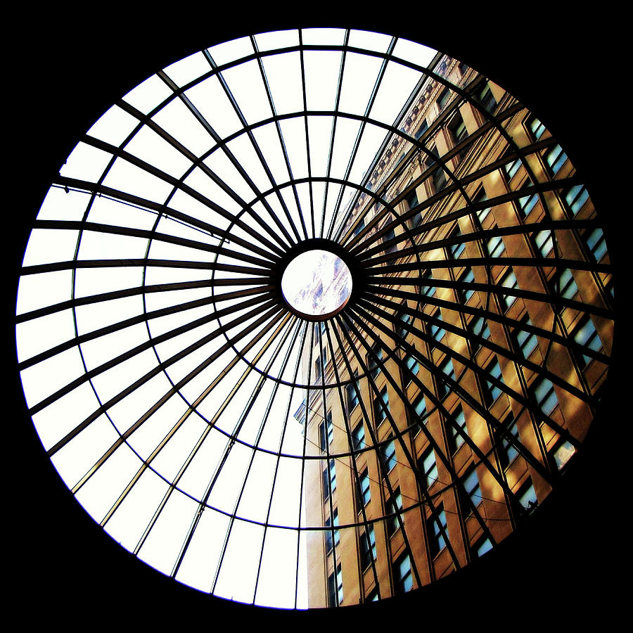 Clevelands Tower City Center Skylight Photograph by Susan Hope Finley
