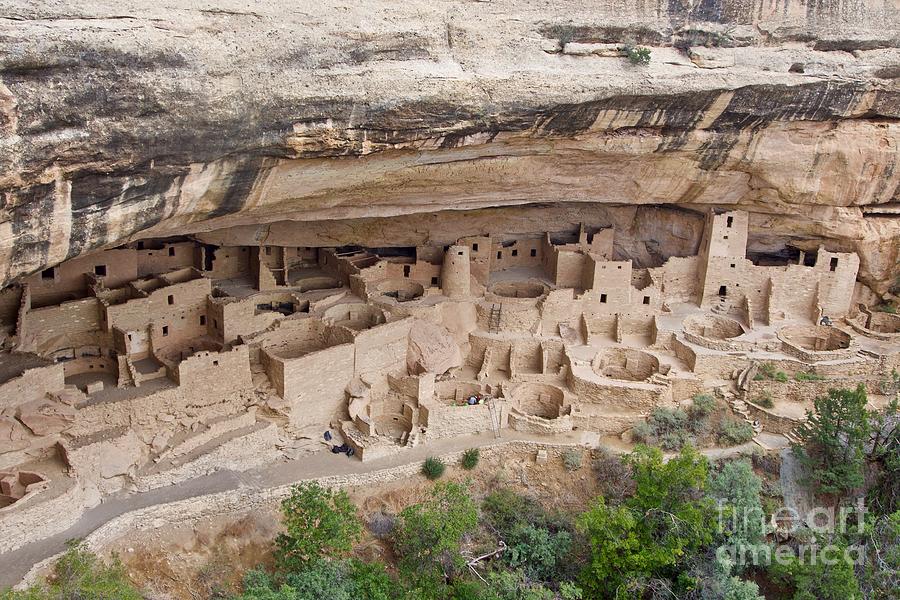 Cliff Palace in Mesa Verde National Park Photograph by L Bosco