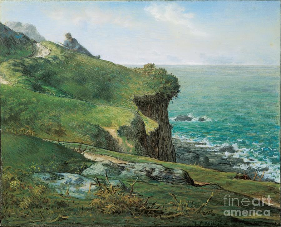 Cliffs At GrÈville 1871 Drawing by Heritage Images