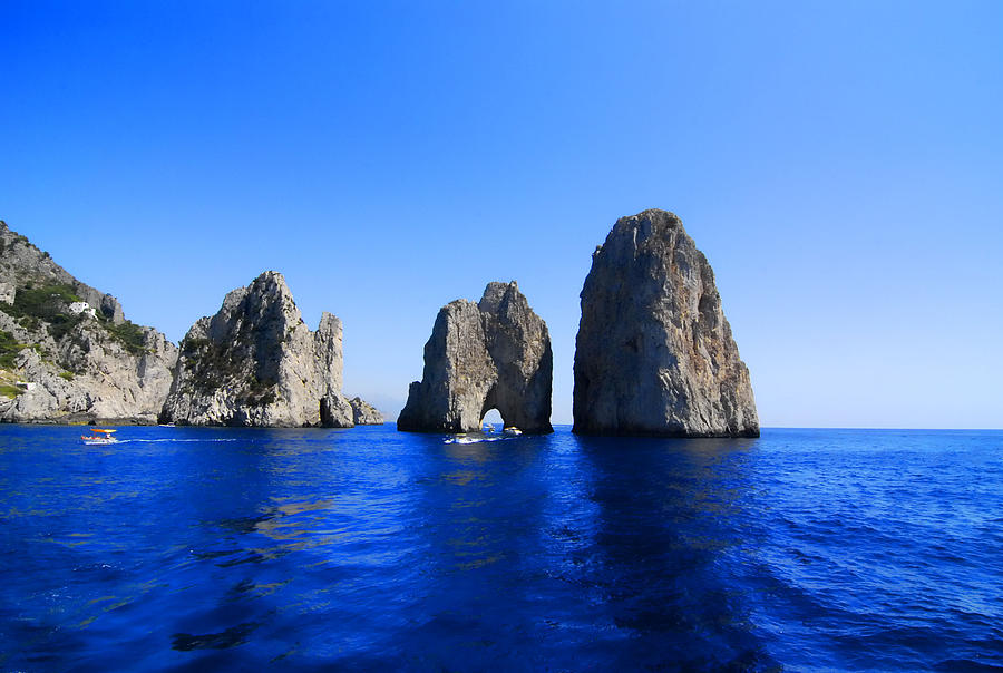 Cliffs Of Capri Photograph by Antonio Camara