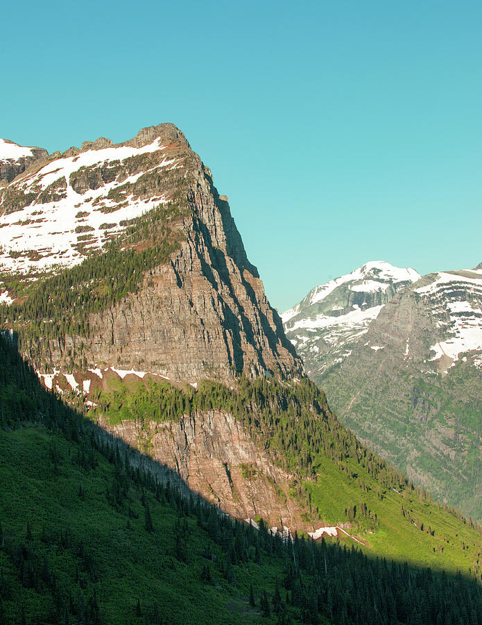 Cliffs of Glacier National Park Photograph by Todd Klassy