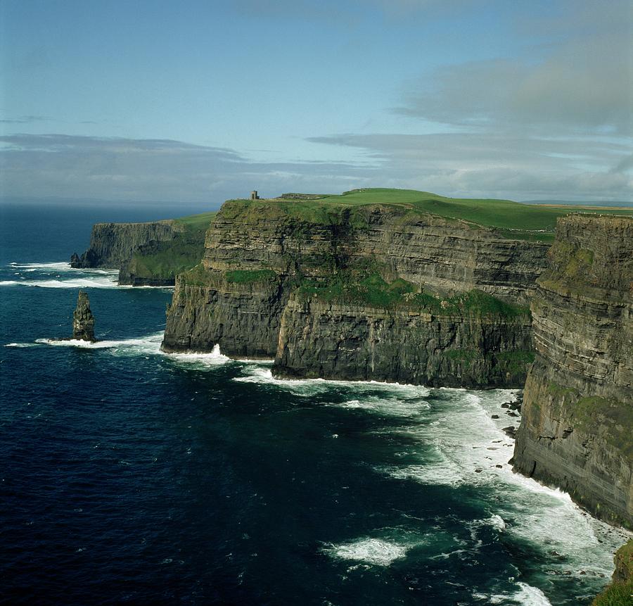 Seascape Photograph - Cliffs Of Moher, County Clare, Ireland by Design Pics