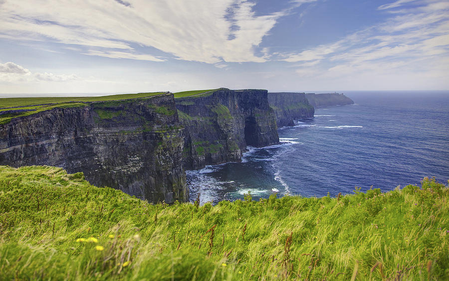 Cliffs Of Moher Photograph by Michal Dzierza
