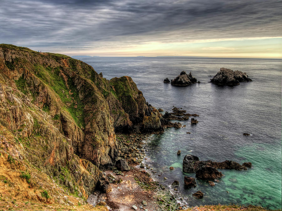 Cliffs On The Southern End Of Alderney Photograph by Neil Howard