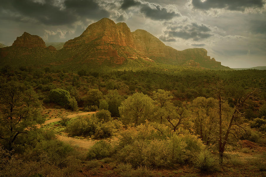 Cliffs Overlooking Rural Landscape Photograph by Chris Clor