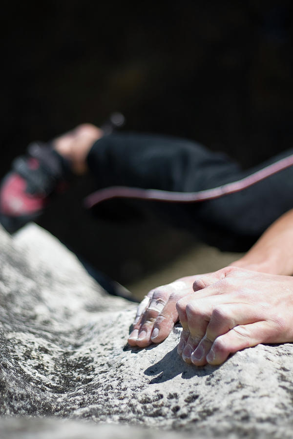 Climbers Hands And Feet Photograph by Mark Watson/highlux
