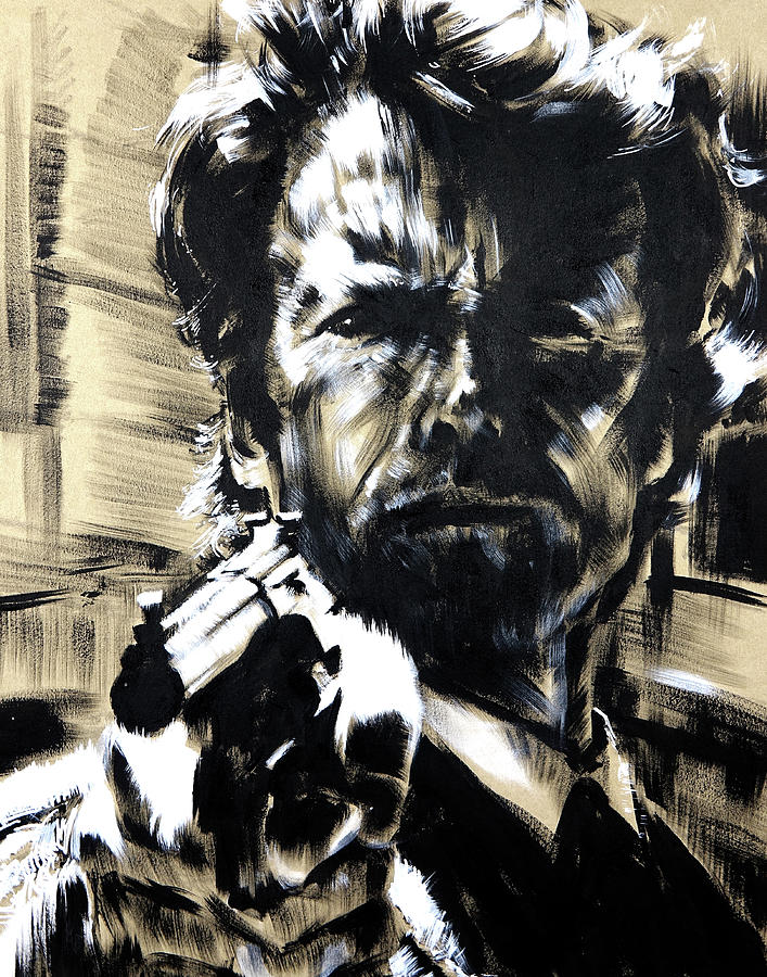 Movies Drawing - Clint by Cali West Movies Drawing - Clint by Cali West