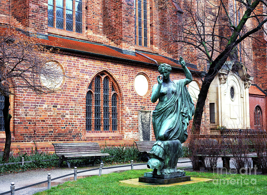 Clio the Muse of History at Nikolaikirche in Berlin Photograph by John Rizzuto