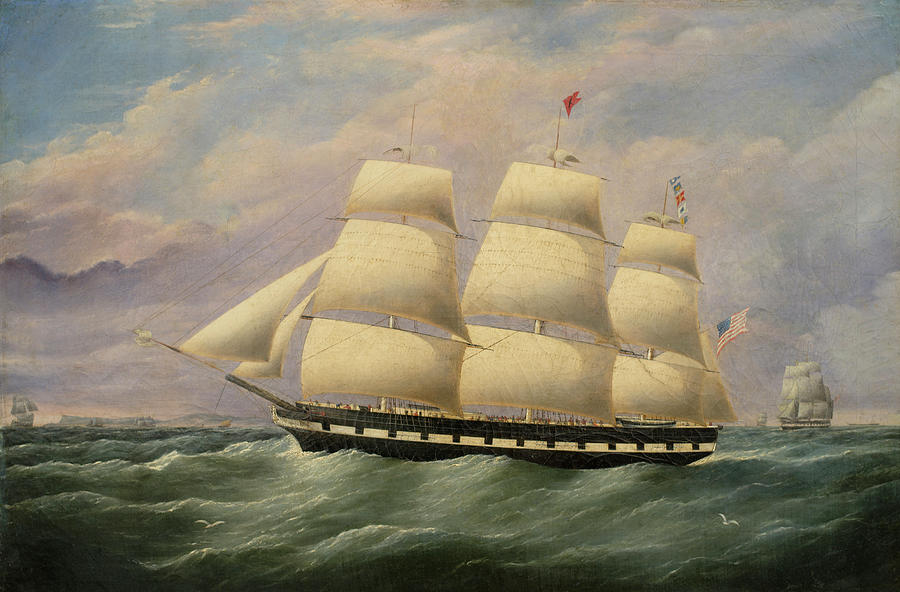 Clipper Ship American Eagle Photograph by The New York Historical Society