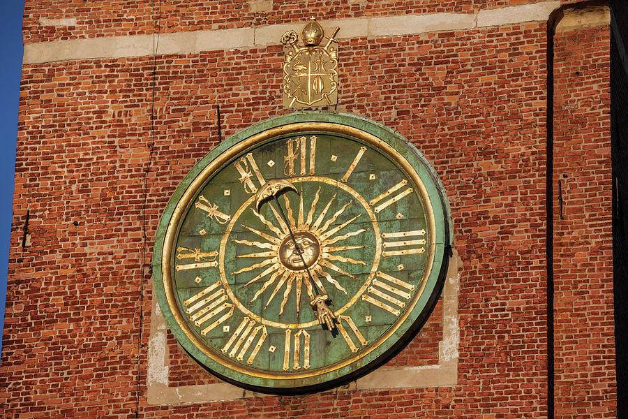 Clock at Wawel Cathedral Bell Tower Photograph by Artur Bogacki