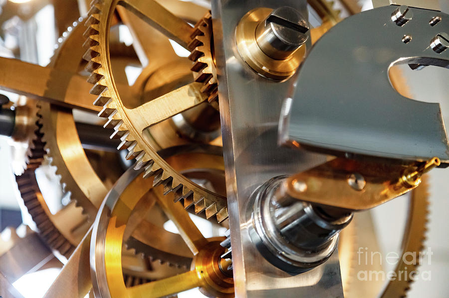 Clock Mechanism With Gears Photograph by Wladimir Bulgar/science Photo Library