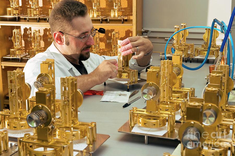 Clockmaking Photograph by Philippe Psaila/science Photo Library