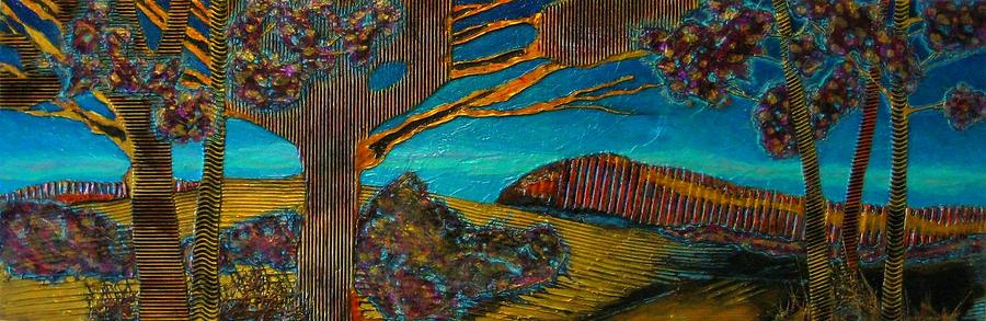 Cloisonne Blue Sky #1 by Carla Carlson Cloisonne Blue Sky #1 by Carla Carlson