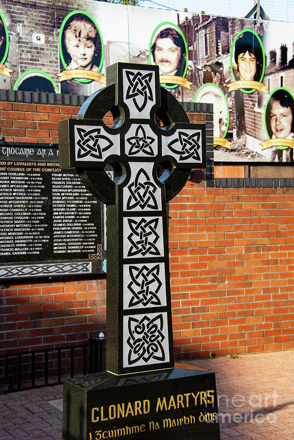 Clonard Martyrs Memorial Cross Photograph by Bob Phillips