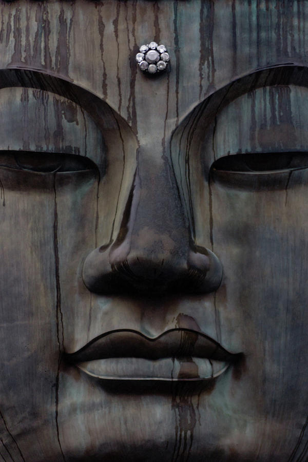 Buddha Photograph - Close-up Buddha by All Photos Taken By Brad Hammonds