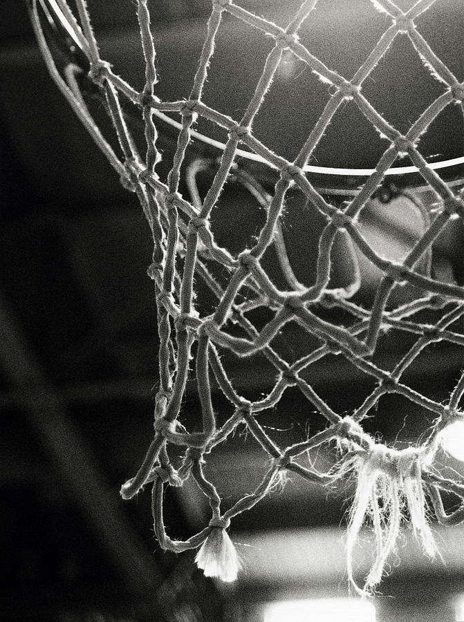 Close-up Of A Basketball Net Photograph by Artist - Unknown