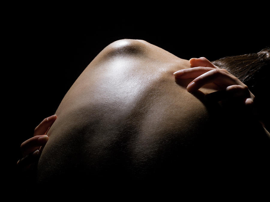 Close Up Of A Females Shoulder Photograph by Michael H