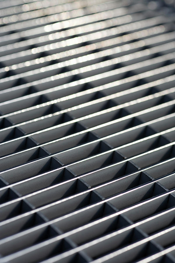 Close-up Of A Grate Photograph by Marc Volk