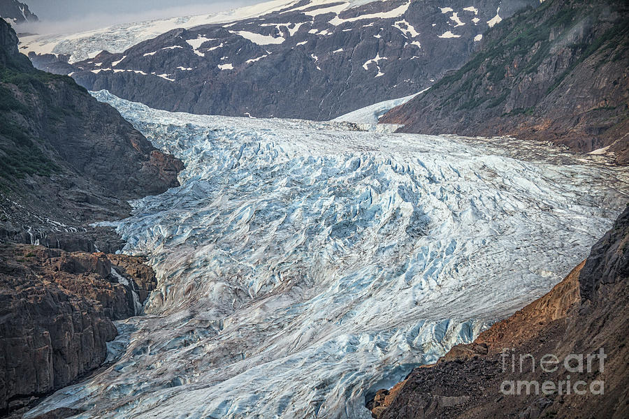Close Up Of Bear Glacier Photograph by Robert Bales