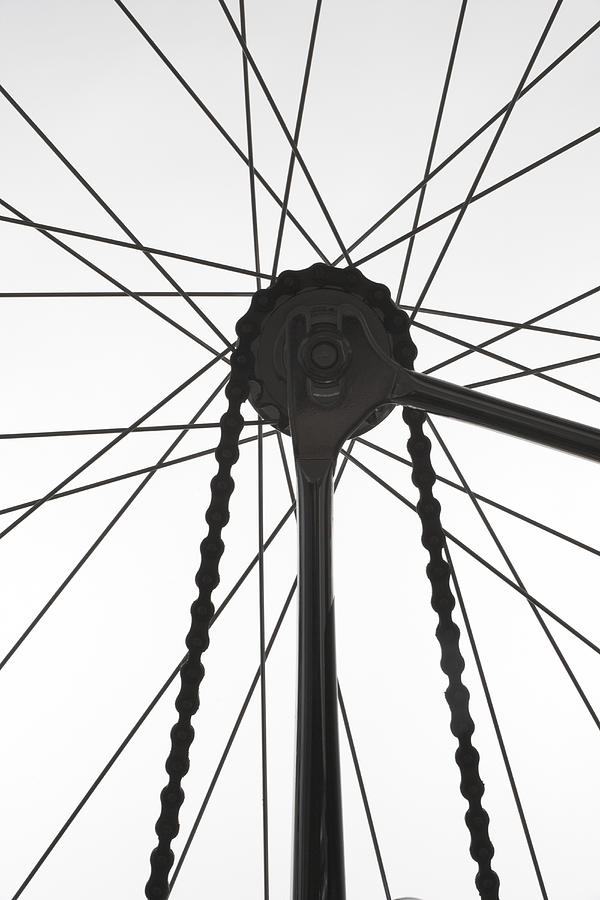 Close-up Of Bicycle Gear And Chain With Photograph by Erik Von Weber Close-up Of Bicycle Gear And Chain With Photograph by Erik Von Weber