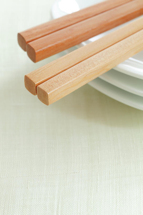 Close-up Of Chopsticks On Plate Photograph by Imagewerks Close-up Of Chopsticks On Plate Photograph by Imagewerks