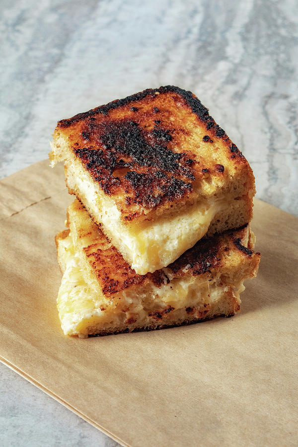Close Up Of Grilled Cheese Sandwich Photograph by Eising Studio