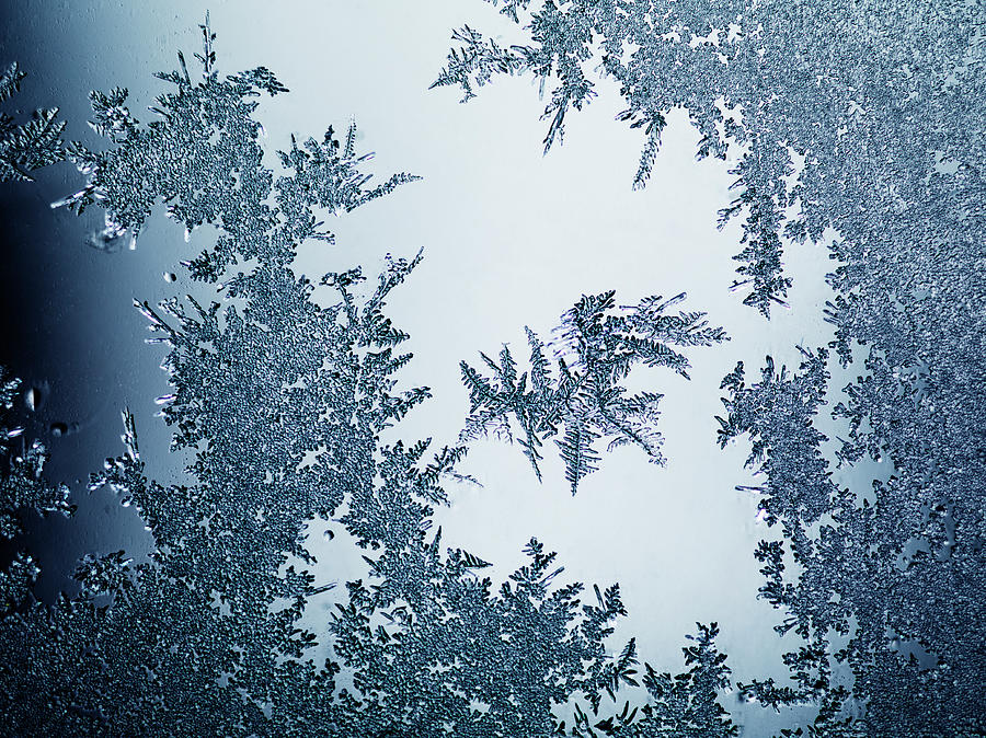 Close Up Of Ice Crystals Photograph by Henrik Sorensen
