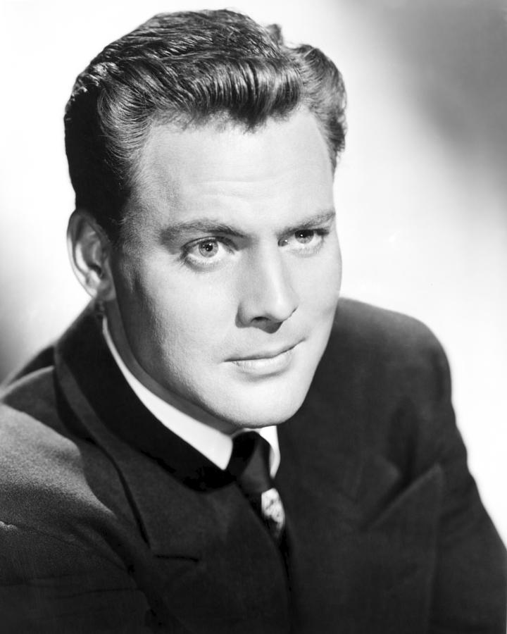 Close-up Of John Agar With Raised Eyebrow Photograph by Globe Photos ...