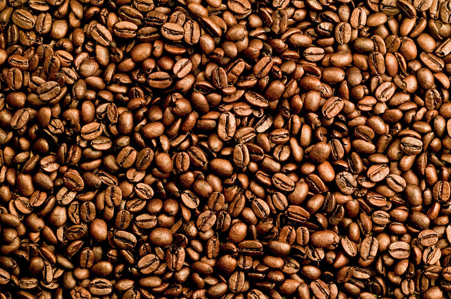 Close Up Of Medium Roasted Coffee Beans Photograph by Lucidio Studio, Inc.