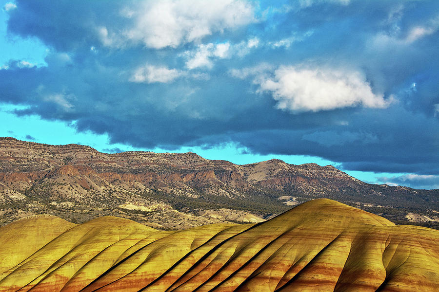 Abstract Photograph - Close-up Of Painted Hills, John Day by Michel Hersen Abstract Photograph - Close-up Of Painted Hills, John Day by Michel Hersen