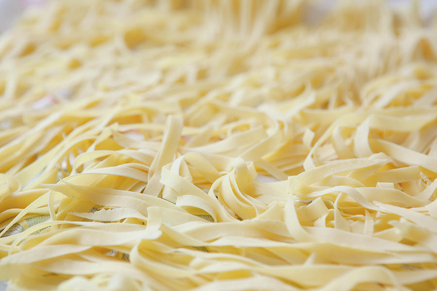 Close Up Of Pasta Noodles Photograph by Judith Haeusler