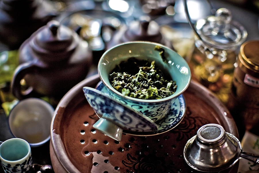 Close-up Of The Kungfu Tea Photograph by Baobao Ou