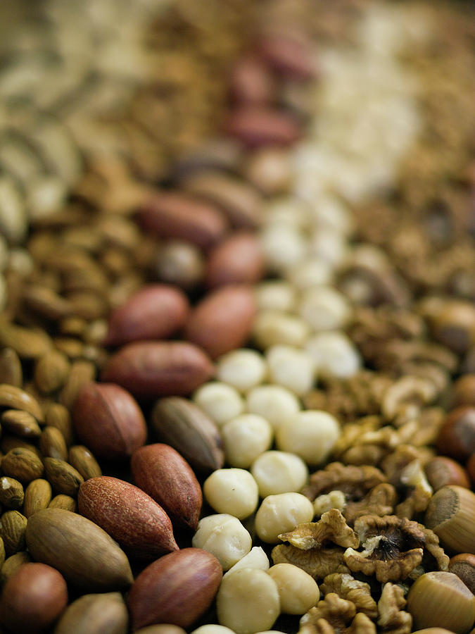 Close Up Of Variety Of Nuts Photograph by Johner Images Close Up Of Variety Of Nuts Photograph by Johner Images