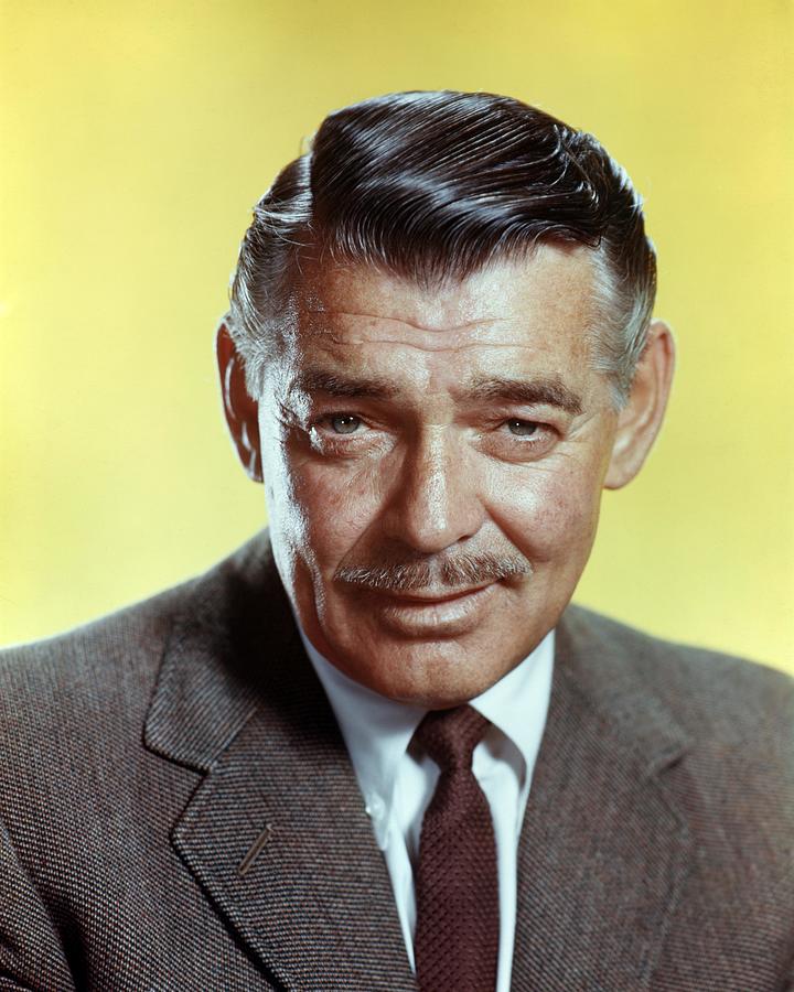 Close-up Portrait Of Clark Gable Photograph By Globe Photos - Fine Art 