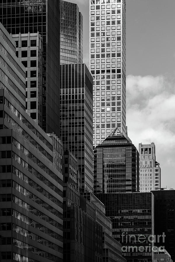 Close-up view of 432 Park Avenue Condominiums and modern skyscra by Edi Chen Close-up view of 432 Park Avenue Condominiums and modern skyscra by Edi Chen