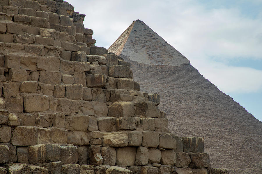 In This Photograph Shows The Pyramids In Egypt HooDoo Wallpaper   Close Up View Of A Pyramid Wall At The Great Pyramids Of Giza Cavan Images 