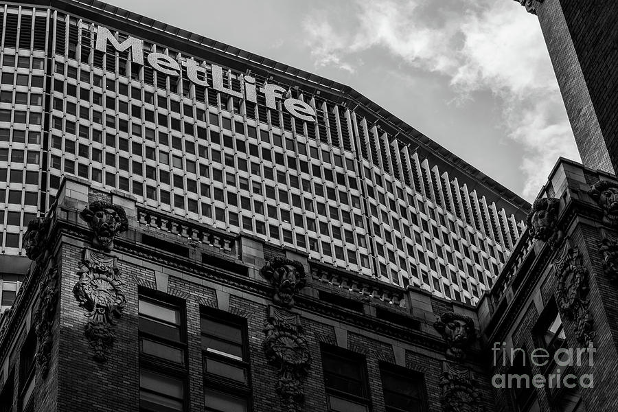 Close-up view of MetLife Building in Midtown Manhattan New York by Edi Chen Close-up view of MetLife Building in Midtown Manhattan New York by Edi Chen