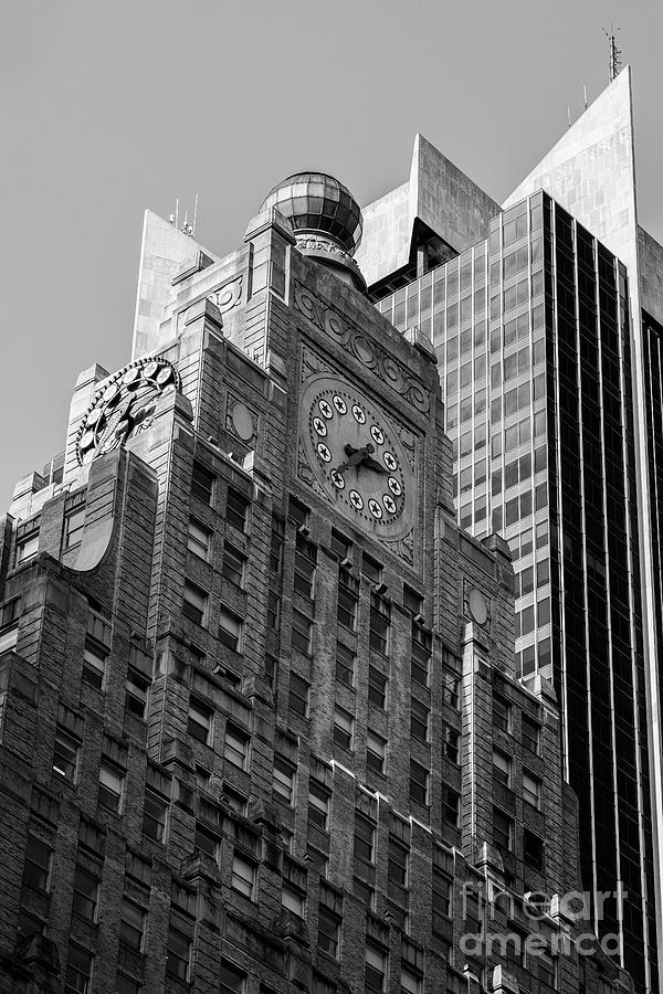 Close-up view of Paramount Building in Midtown Manhattan New Yor by Edi Chen Close-up view of Paramount Building in Midtown Manhattan New Yor by Edi Chen