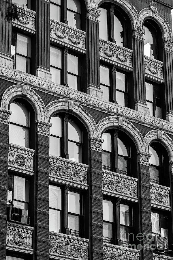 Close view of ornament on the building exterior of Chelsea Hotel by Edi Chen Close view of ornament on the building exterior of Chelsea Hotel by Edi Chen