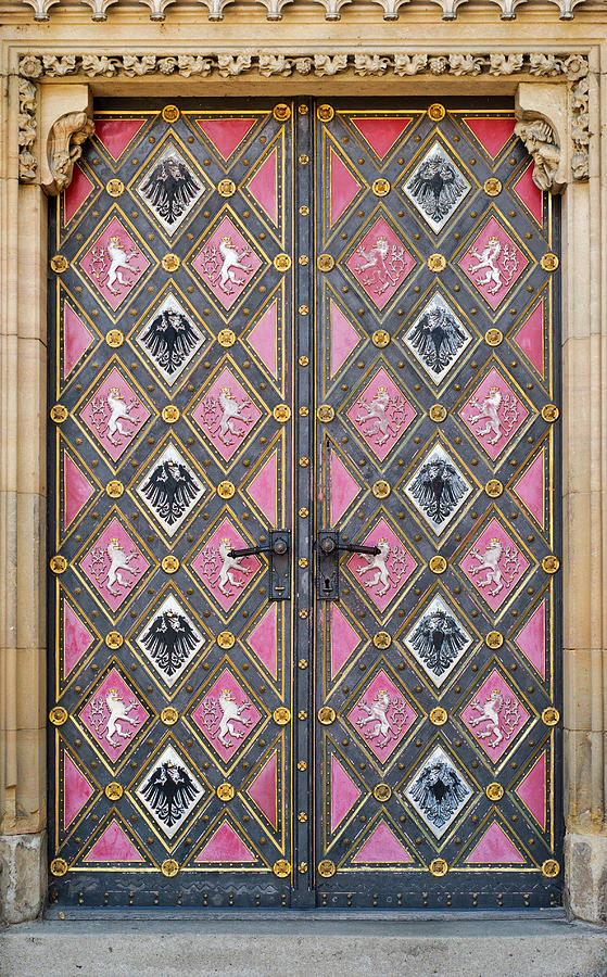 Closed Decorated Cathedral Door Photograph by Lvv