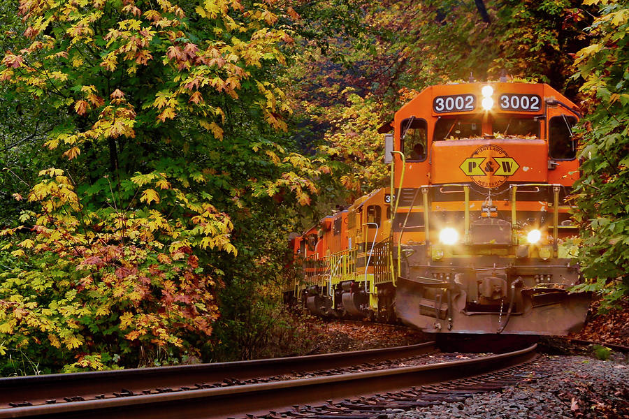 Train Photograph - Closest Train On The Tracks by Susan Vizvary Photography