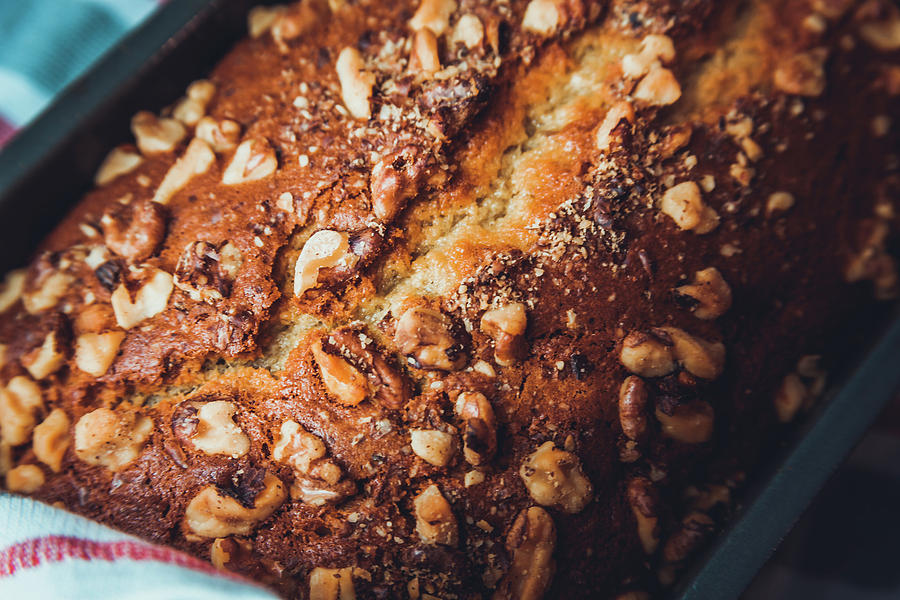 Closeup of Freshly Baked Banana Bread by Jeanette Fellows Closeup of Freshly Baked Banana Bread by Jeanette Fellows