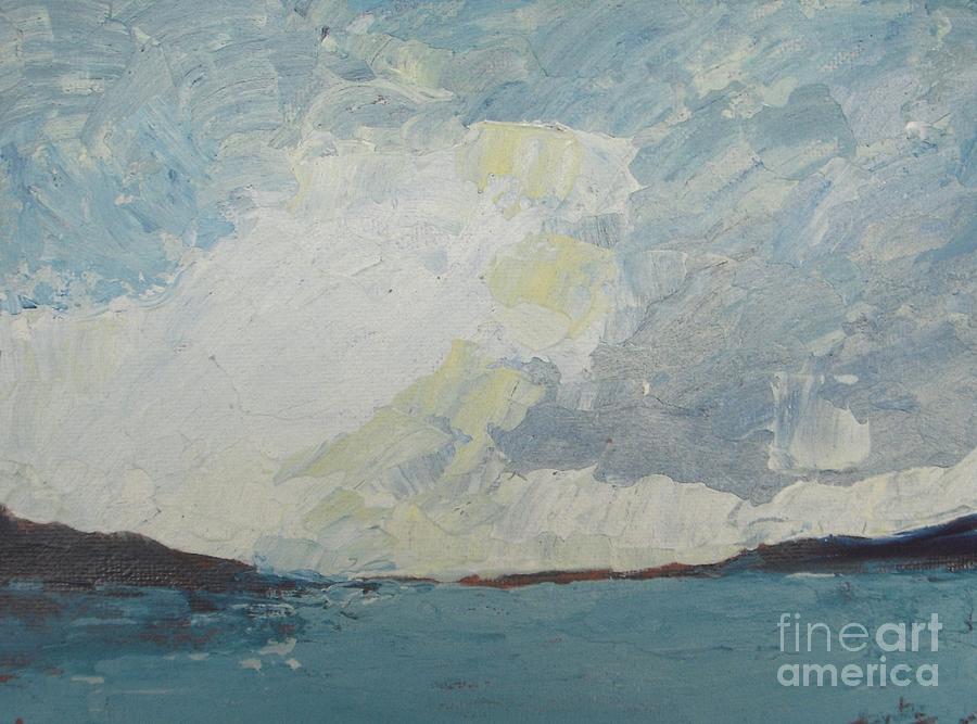 Cloud above the Sea Painting by Vesna Antic