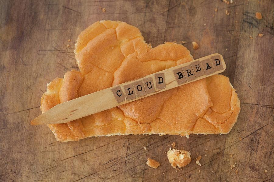Cloud Bread carb-free Bread On A Wooden Surface Photograph by Eising Studio