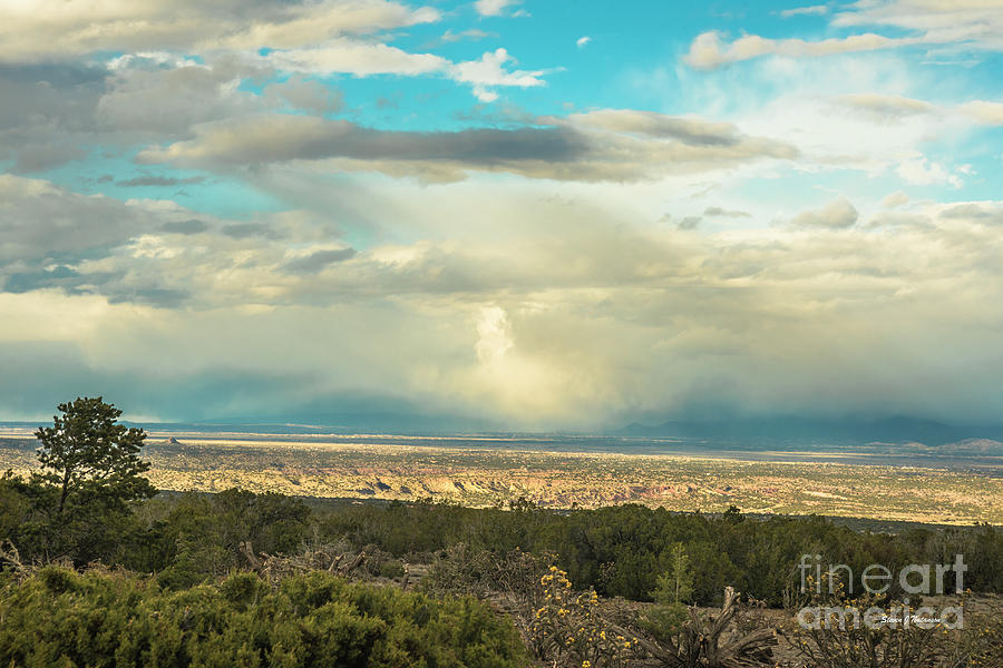 Santa Fe Photograph - Cloud Burst by Steven Natanson