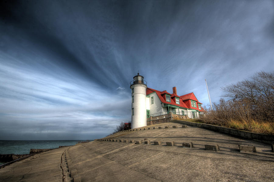 Cloud Convergence, Point Betsie Photograph by Photo By Mike Kline (notkalvin)