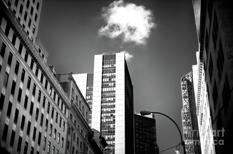 Cloud Eyes in New York City Photograph by John Rizzuto