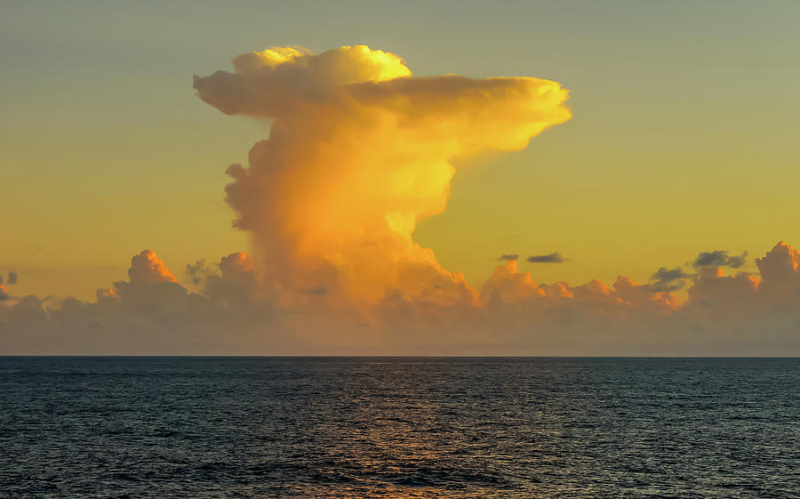 Cloud Formations at Sunset, Caribbean Photograph by Dawn Richards