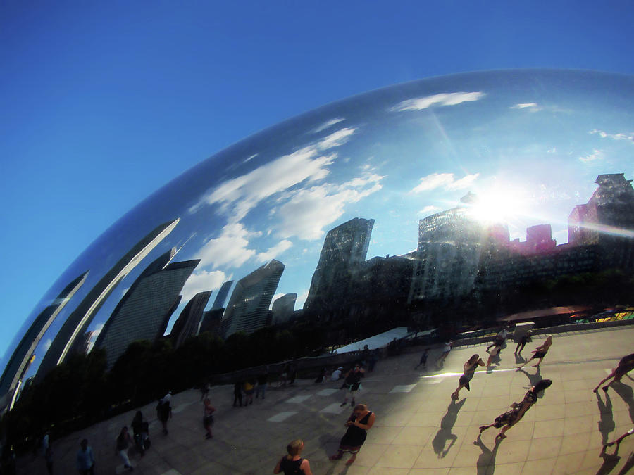 Cloud Gate Bean Chicago Photograph by Marilyn Hunt