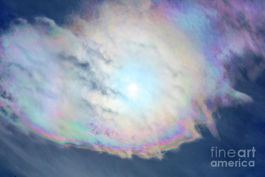 Cloud Iridescence Photograph by Martin Konopacki